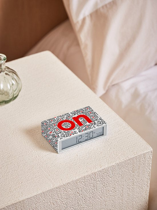 Lexon Flip + Alarm Clock X Keith Haring - Love