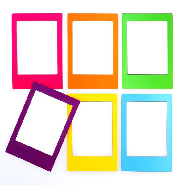Mustard 2D Rainbow Magnetic Frames