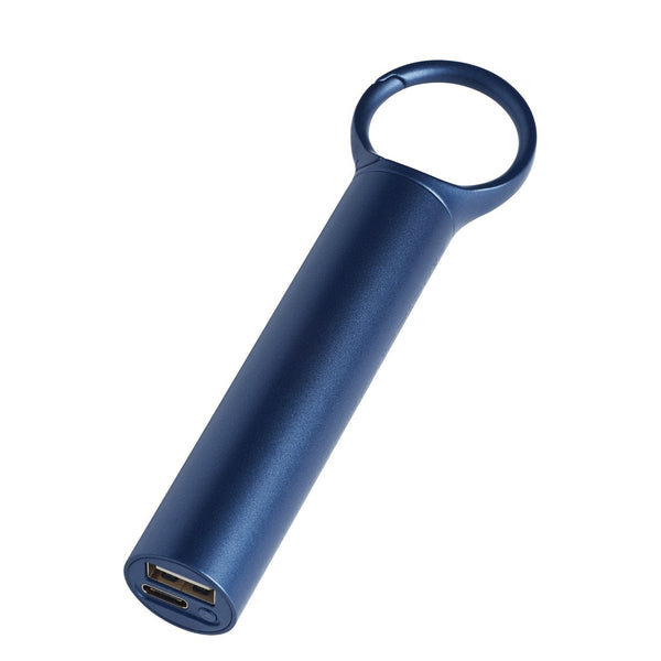 Bonherre mağazasından Lexon Nomaday Lacivert, 3000 mAh kapasiteli, çinko kancalı ve alüminyum gövdeli lüks taşınabilir güç kaynağı.