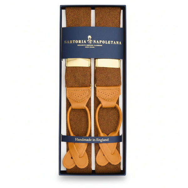 Hardal Flanel Pantolon Askısı