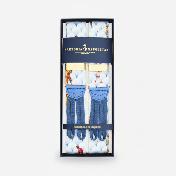 Bulut Motifli Figürlü Pantolon Askısı