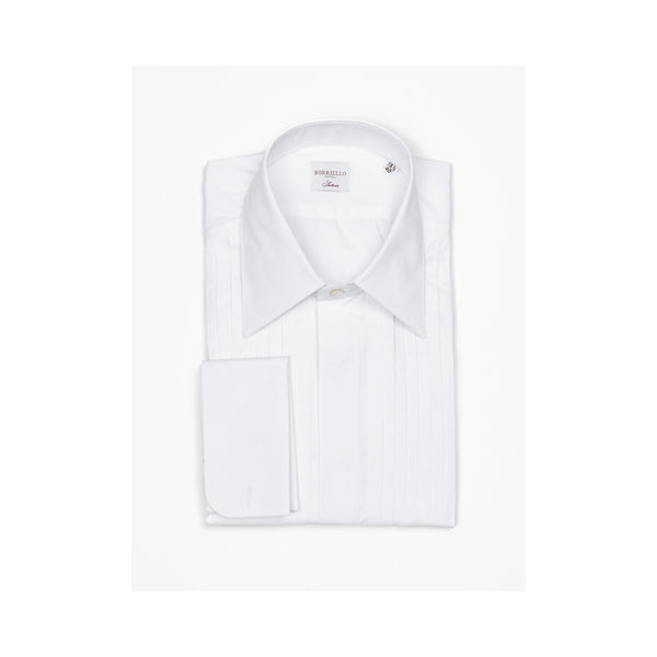 Beyaz Smokin El Yapımı Gömlek