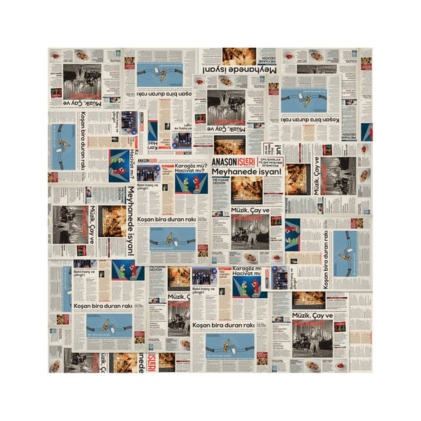 Newspaper - Square Tablecloth