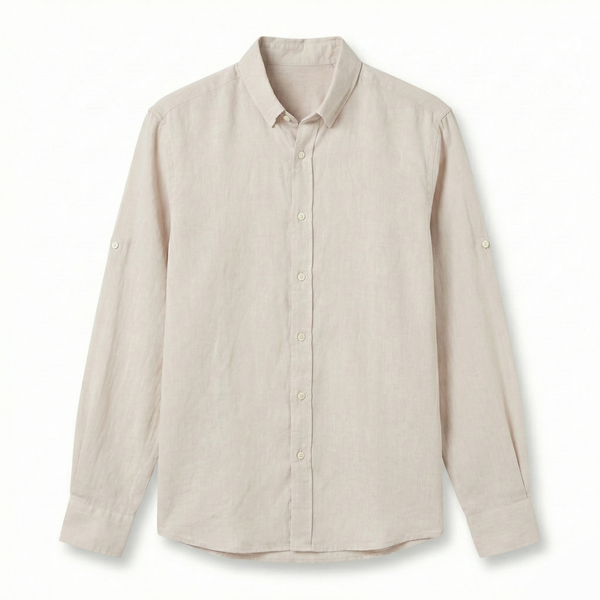 Keten Gömlek - Natural