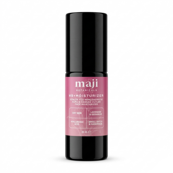 Bonherre mağazasından Maji Botanicals WB+ Moisturiser, Hyaluronik asit ve avokado yağlı yerli üretim kuru cilt nemlendiricisi.