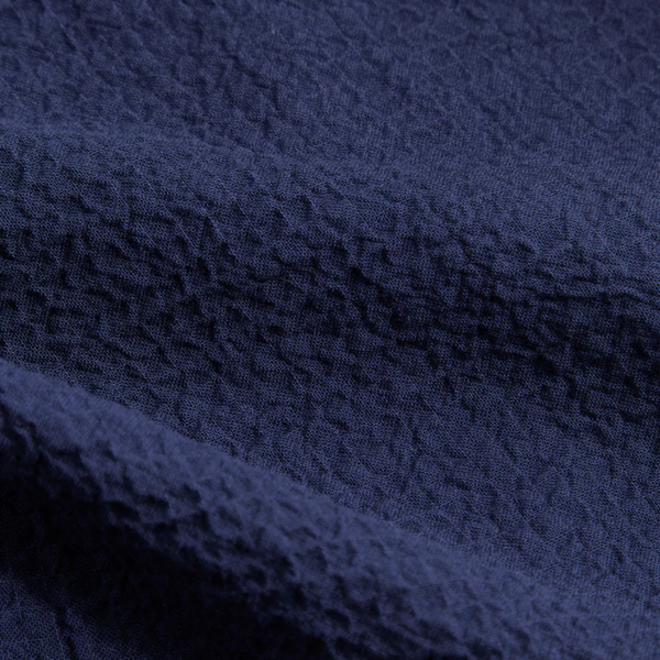 Lacivert Gömlek - Gofre Dokuma