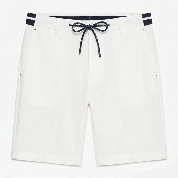 Raphael Bermuda Şort - Beyaz
