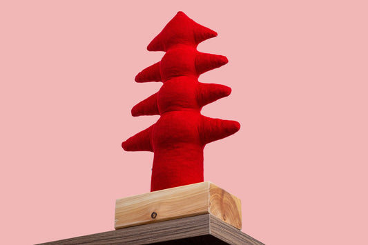 Kayigo Çam XL Lavanta Dolgulu Notluk Kırmızı