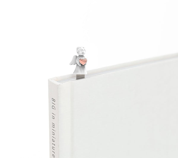 Metalmorphose Melek & Rose Gold Kalp Kitap Ayracı