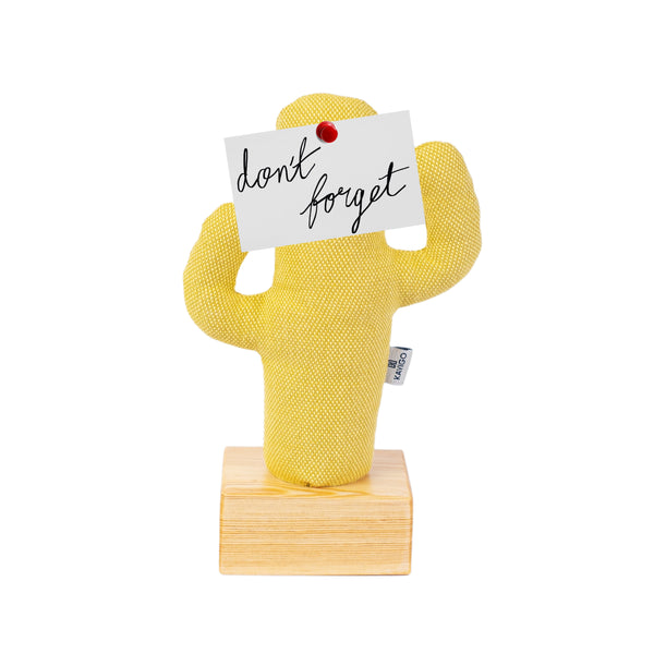 Kayigo Cactus Lavanta Dolgulu Notluk / Ahşap - Sarı