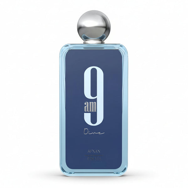 Bonherre mağazasından Afnan 9 AM Dive EDP, nane, limon, elma ve zencefil notalı 100 ml unisex parfüm.