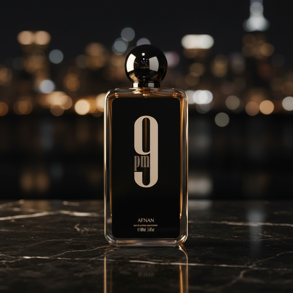 Bonherre mağazasından Afnan 9 PM EDP, elma, tarçın, vanilya ve tonka fasulyesi notalı 100 ml erkek parfümü.