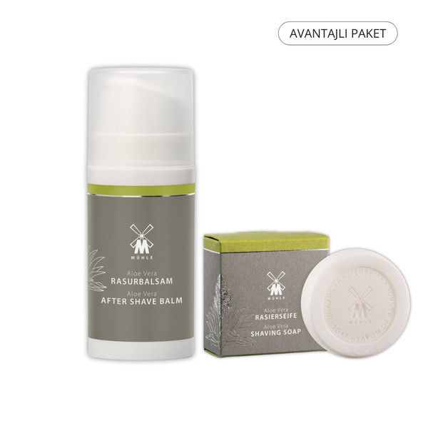 Mühle Tıraş Sabunu ve Tıraş Sonrası Balsam - Aloe Vera Özlü