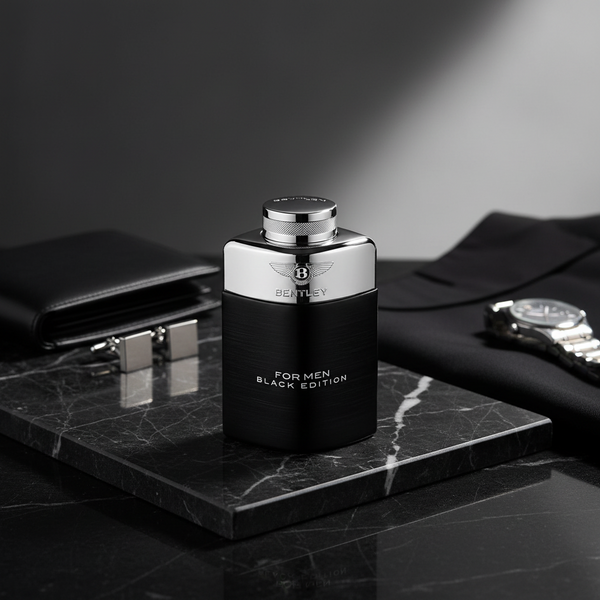 Bonherre mağazasından Bentley For Men Black Edition EDP, menekşe, papirüs ve sedir notalı gizemli erkek parfümü.