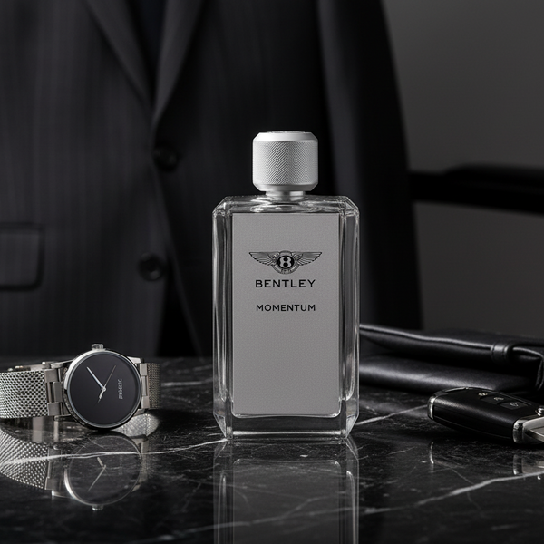 Bonherre mağazasından Bentley Momentum EDT, bergamot, ayva ve paçuli notalı modern lüks erkek parfümü.