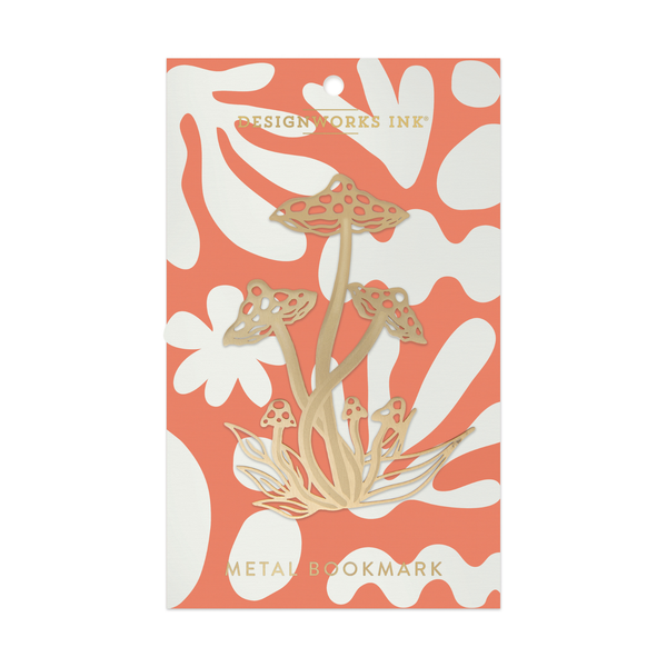 Metal Kitap Ayracı Mantar Temalı