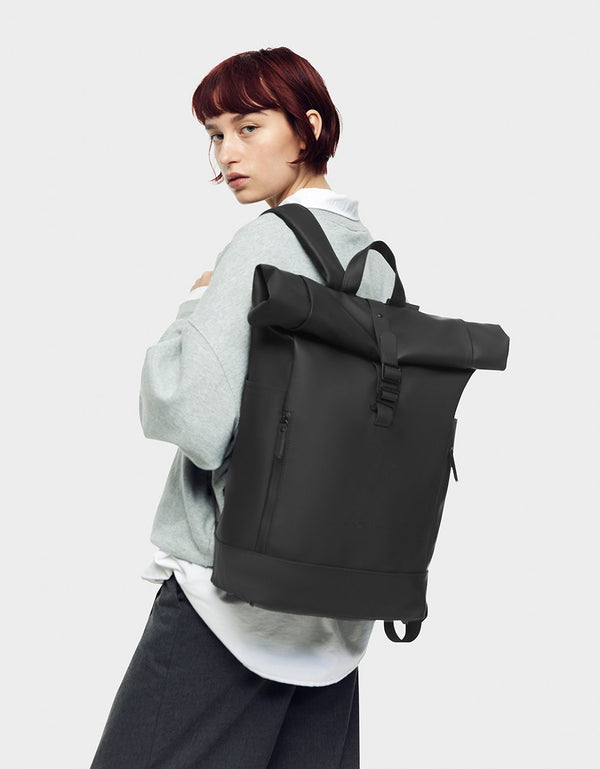 Gaston Luga Rullen Laptop Bölmeli Sırt Çantası 16'' - Siyah