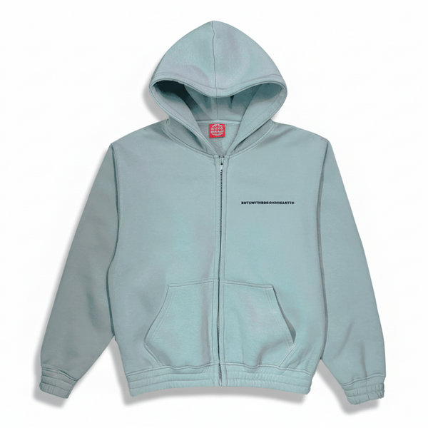 Fermuarlı Hoodie - Running Away