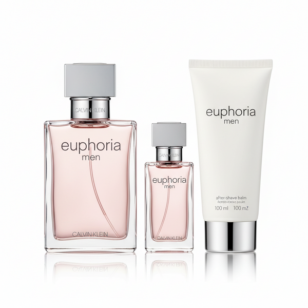 Bonherre mağazasından Calvin Klein Euphoria Men, odunsu aromatik erkek parfüm ve tıraş sonrası bakım seti.