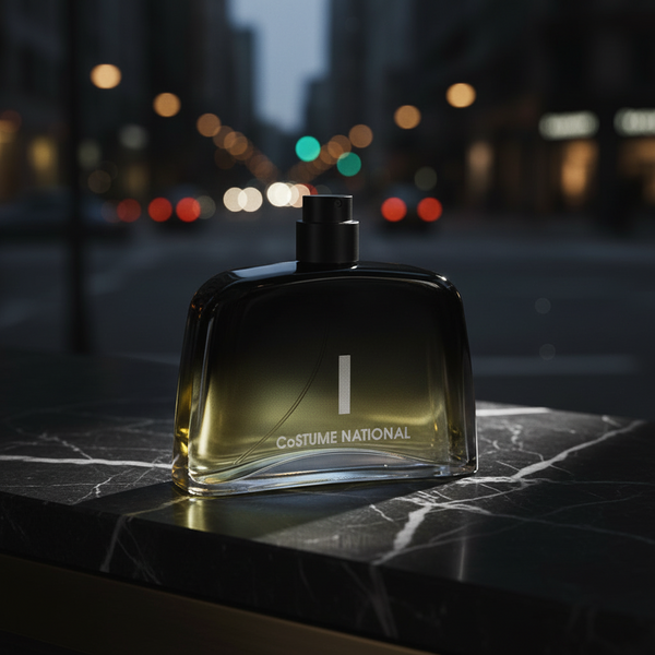 Bonherre mağazasından Costume National I EDP, deri, safran ve ambroxan notalı 100 ml erkek parfümü.