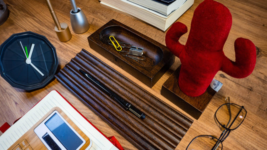 KAYIGO Woody Üçlü Ofis Seti Koyu Kahverengi