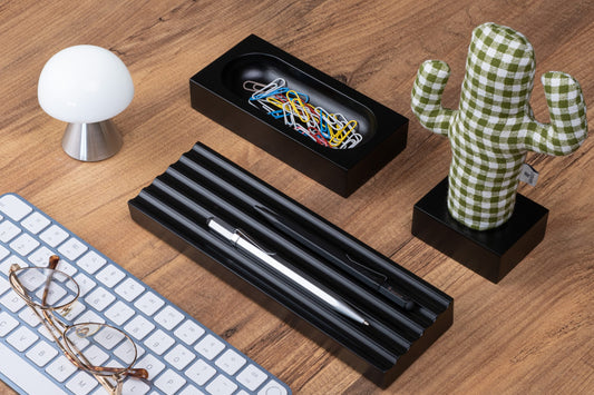 Kayigo Siyah Woody Yeşil Pöti Kareli Cactus Üçlü Set