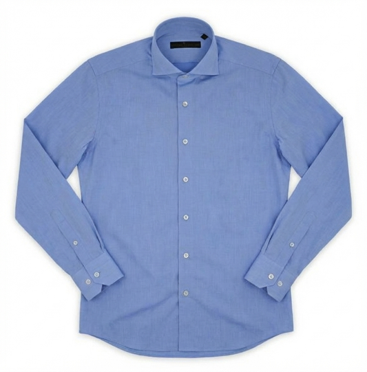 Ufficio Blu Klasik Mavi Gömlek - Mavi