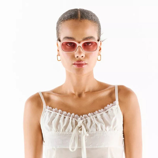 Okkia Chiara Toz Pembe Unisex Güneş Gözlüğü Pembe Gradyan