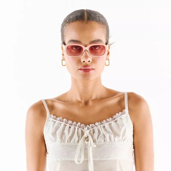 Okkia Chiara Toz Pembe Unisex Güneş Gözlüğü Pembe Gradyan