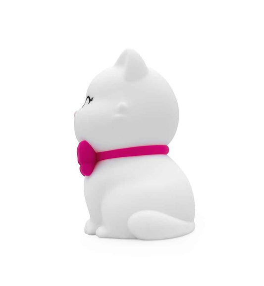 Dhink Silikon Gece Lambası Kedi Tosh Beyaz