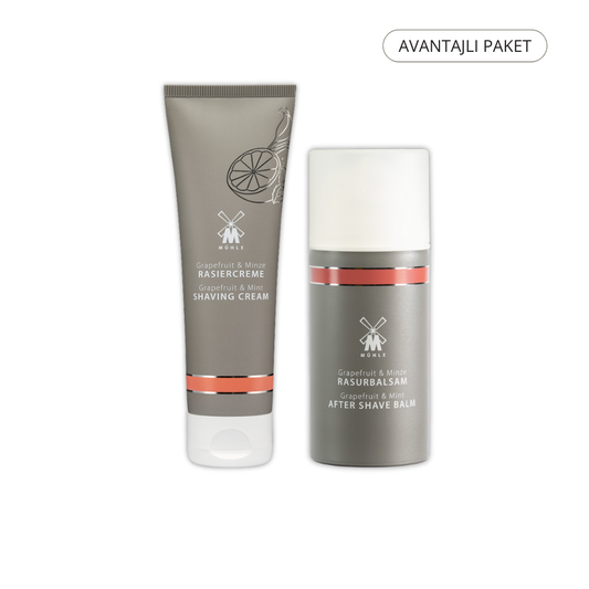 Mühle Tıraş Kremi ve Tıraş Sonrası Balsam - Greyfurt ve Nane Özlü