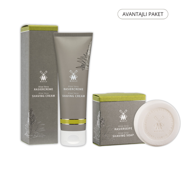 Mühle Tıraş Kremi ve Tıraş Sabunu - Aloe Vera Özlü