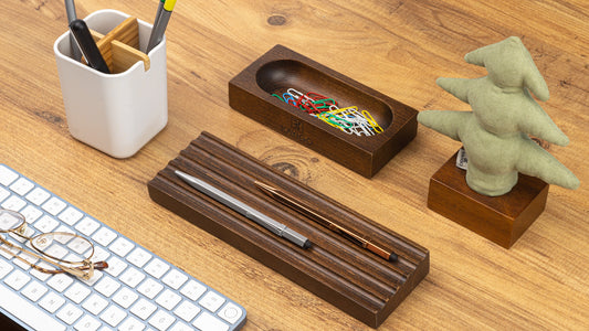 Kayigo Woody Koyu Ahşap Üçlü Ofis Seti - Yeşil Çam