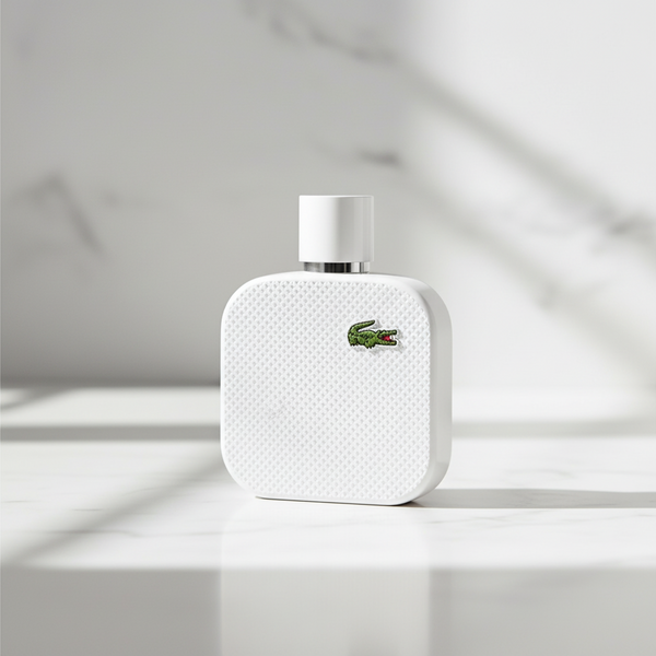 Bonherre mağazasından L.12.12 Blanc EDT, parmak limonu, okaliptüs ve sedir notalı lüks erkek parfümü.