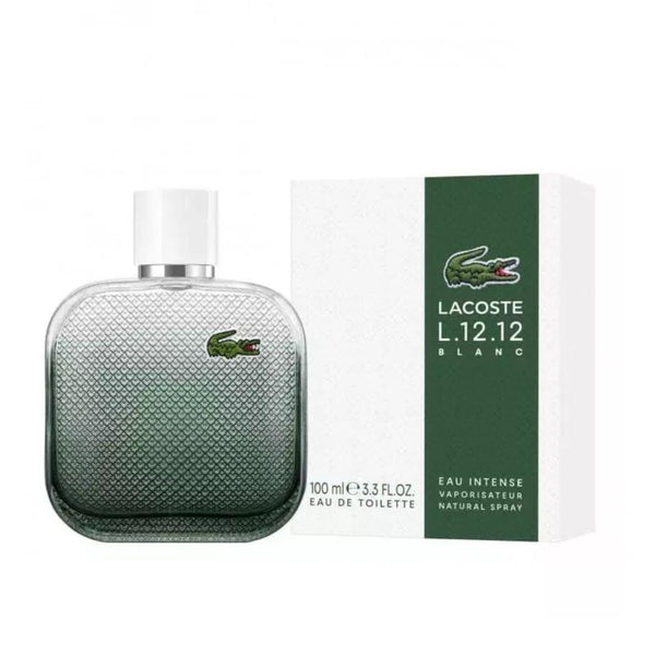 Bonherre mağazasından L.12.12 Blanc Eau Intense EDT, zerdeçal, kakule ve deri notalı lüks erkek parfümü.