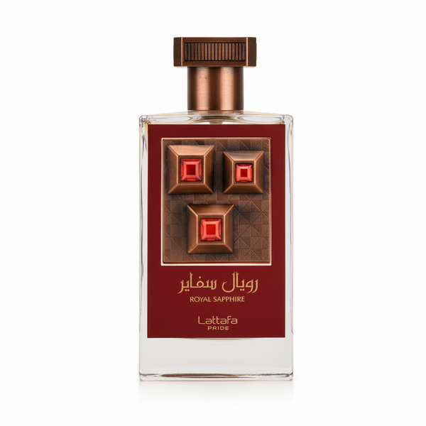 Bonherre mağazasından Lattafa Royal Sapphire EDP, safran, mandalina ve ambergris notalı 100 ml unisex parfüm.