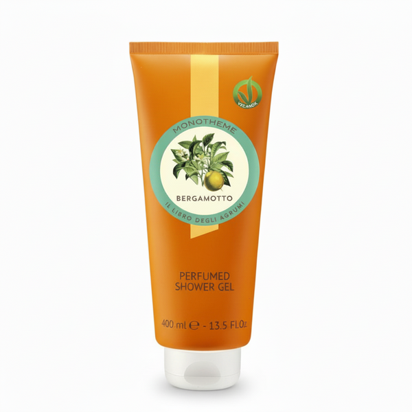 Bonherre mağazasından Monotheme Bergamot (Bergamotto) parfümlü duş jeli, ferah Sicilya narenciyeli İtalyan vücut bakım ürünü.