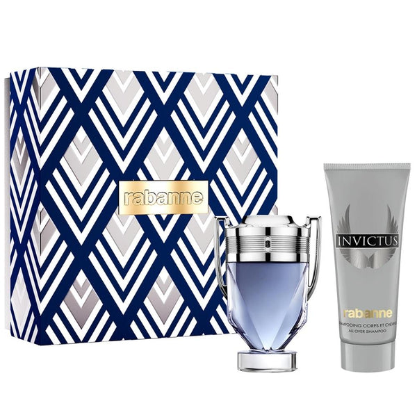 Paco Rabanne Invictus EDT 100 ml + All Over Shampoo 100 ml Erkek Parfüm Seti