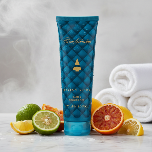 Bonherre mağazasından Pino Silvestre Italian Citrus duş jeli, limon, lavanta ve sucul notalı ferahlatıcı vücut şampuanı.