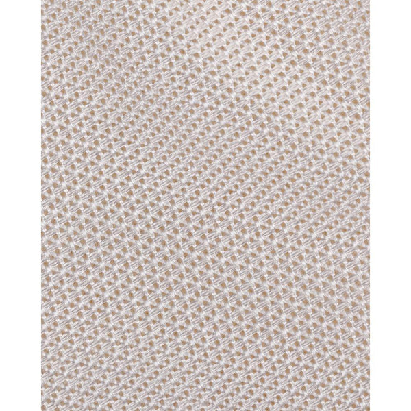 Grenadine Garza Fina Astarsız Kravat - Açık Fildişi - Bonherre