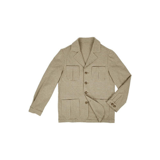 John's Ceket Bej Pied de Poule - Bonherre