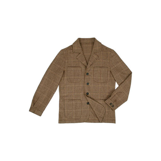 John'un Ceketi Kahverengi Glencheck - Bonherre