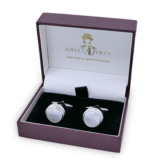 Namlu Kenarı Sedef Kol Düğmesi - Bonherre