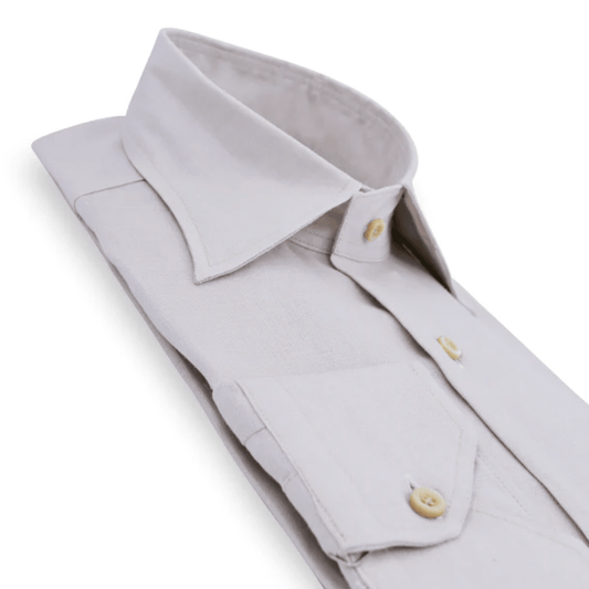 Rubi Bej Keten Gömlek - Bonherre