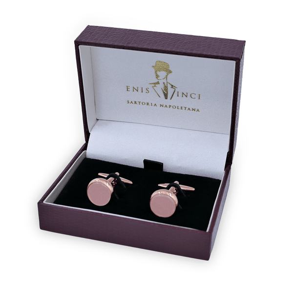 Signature Koleksiyonu No5 Pembe Kuvars Kol Düğmeleri - Bonherre