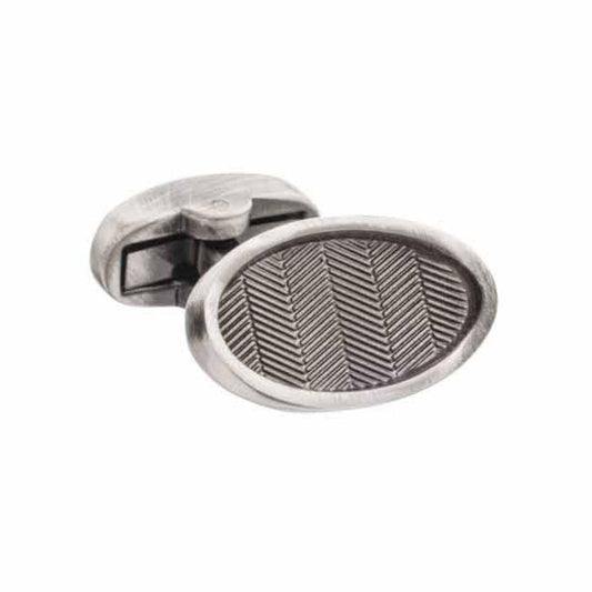 Vintage Stil Balıksırtı Oval Kol Düğmeleri - Bonherre