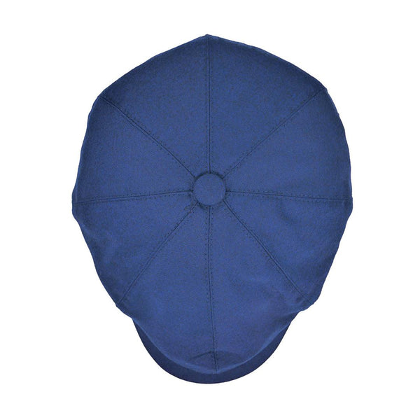 Yün 30's 8 Parça Lacivert Flanel Şapka - Bonherre