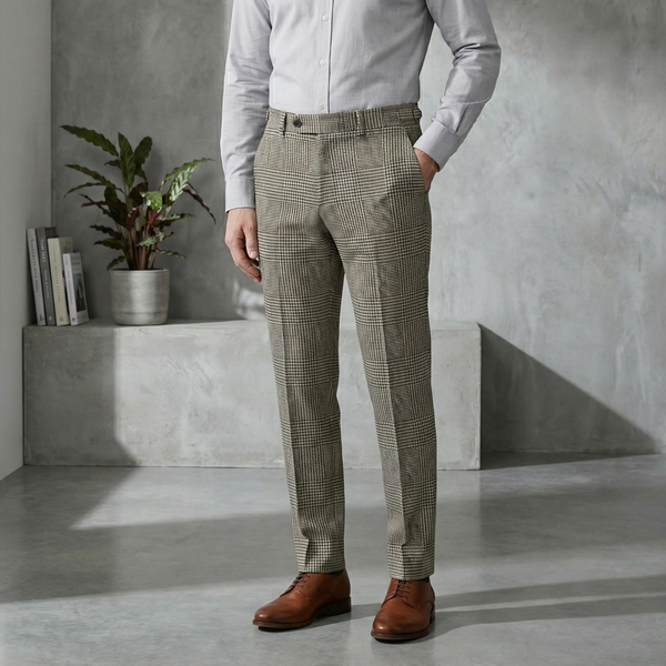 Dress Gordon Geniş Kareli Pantolon