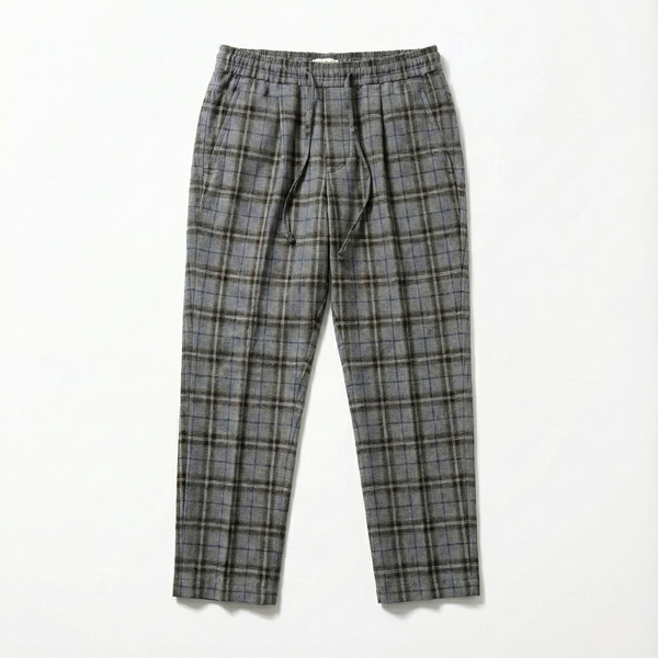 Jogging In Brera Kareli Beli Lastikli Pantolon