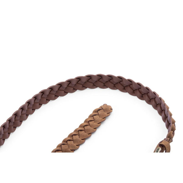 Dokuma Süet Kestane Kemer